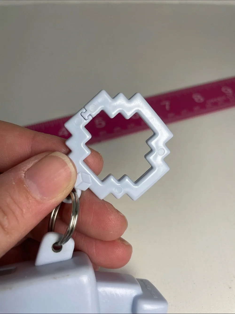 Minecraft Dolphin Bag Clip Keychain Accessory